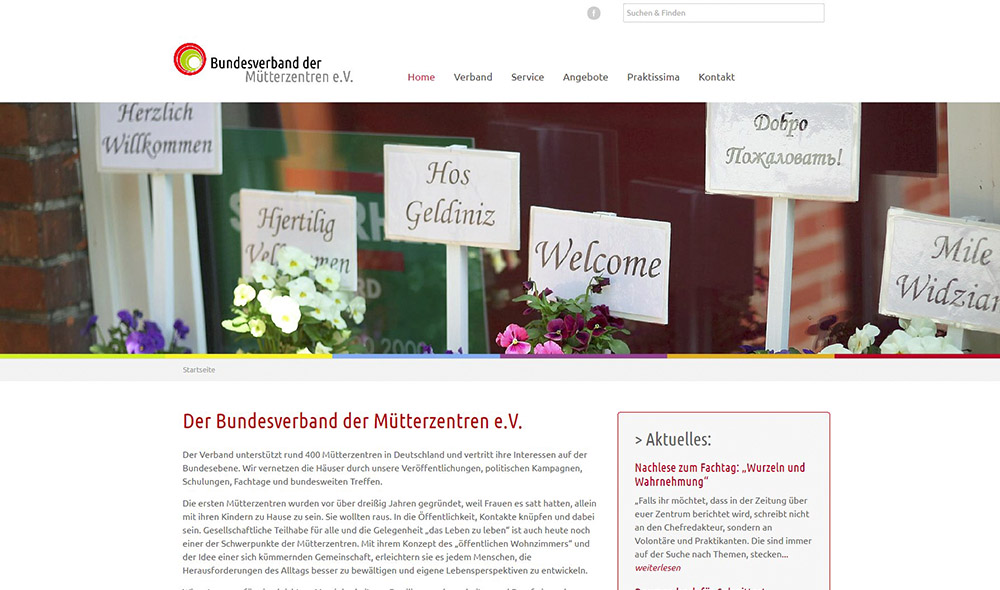Website | Bundesverband der Mütterzentren e.V.
